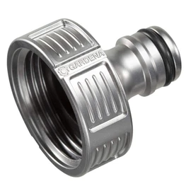 Gardena Premium Tap Connector, 33.3 mm (G 1 inch): Adapter for taps, frost/UV-resistant, packaged (18242-20)