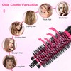 Clickinline 6pcs/set 3 Sizes Detachable Handle Hair Roller Brush with
