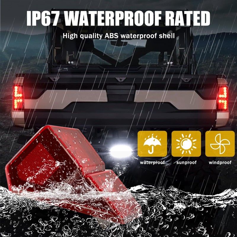 For Polaris Ranger Tail Lights Compatible 2024 Polaris Rangers 1000