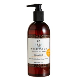 WildWash Dark Coat Shampoo for Dogs 300ml - For Dark or Greasy Hair, Prevents Excess Shedding - Natural, Sulphate and Paraben-Free for Sensitive Skin - Concentrated Formula for 10-20 Washes