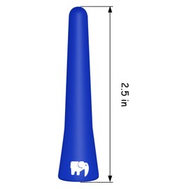 ONE250 2.5" inch Short Copper Core Antenna, Compatible with Toyota Tundra (1999-2023), Toyota Tacoma (1995-2016), Toyota FJ Cruiser (2007-2015) - Designed for Optimized FM/AM Reception (Blue)