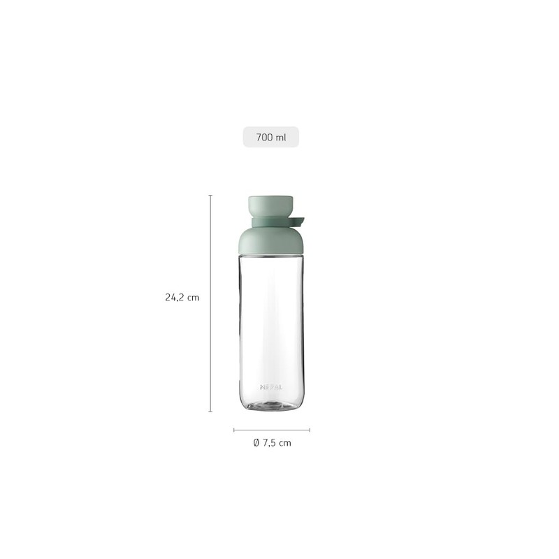 Mepal - Mepal Vita Water Bottle - 2 Openings for