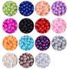 Pack of 1500 Colourful Beads, 15 Colours, Resin Glass Beads,