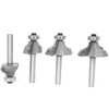 Akylin 4Pcs Table Edge Ogee Bits Set,1/4" Shank,Ogee Fillet Bits