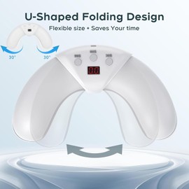 Nagelpilz Lasergerät, 2 in 1 Kabelloses Lasergerät des Nagelpilzes mit Blau Infrarotlicht, Nagelpilz Reinigungsgerät Nagelbehandlung für Mehrere Nägel, Laser Therapie mit 3 Arten von Zeit