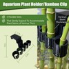 4-Pack Aquarium Plant Holder/Bamboo Clip,Hold Bamboo Stalks or Other Plants