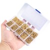 1080 Pieces Small Self-Tapping Screws, M2/M2.5/M3 Wood Screws, 6 mm/8
