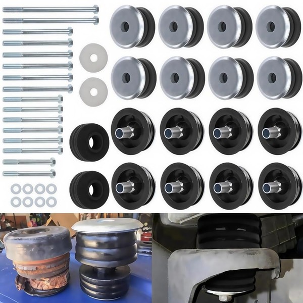 G-PLUS Body Mount Bushing Kit Compatible with Ford F250 F350