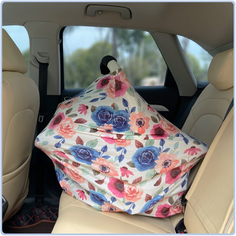 Car Seat Covers for Babies - Multi- use Nursing Carseat