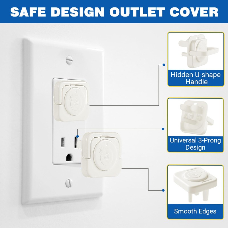 Outlet Covers Baby Proofing, 48 Pack Child Proof Plug Socket