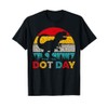 Retro T Rex Dinosaur Polka Dot Art Student Dot Day