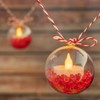 Acrylic Bauble A66805 Acrylic Diameter 8 cm Crystal Clear with