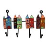 Gall&Zick Wall Hook Colourful Set Ceramic Hand Painted Hand Painted
