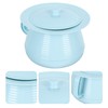 Portable Chamber Pot with Lid Plastic Urine Pots Night Potty