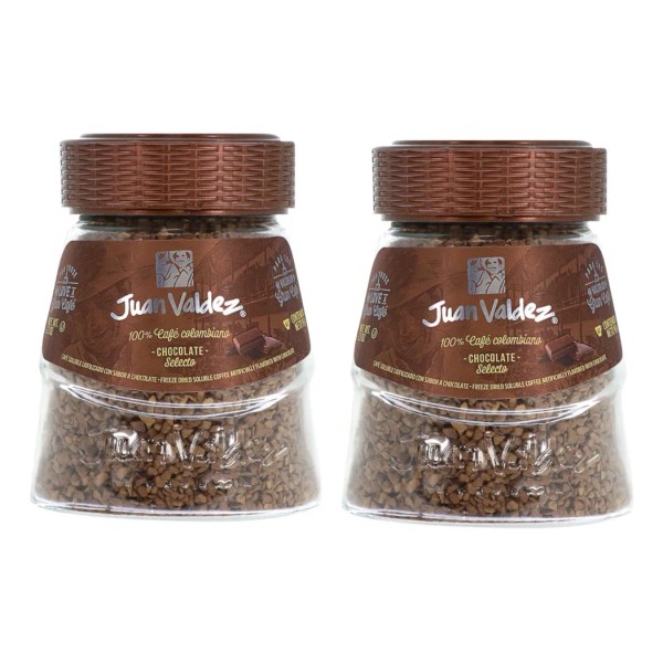 Duopack Juan Valdez Café Soluble Liofilizado Chocolate 95gr