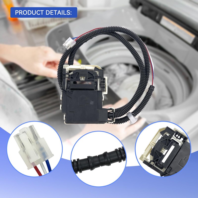 W11368616 Washer Lid Lock Assembly Compatible with Whirlpool Maytag