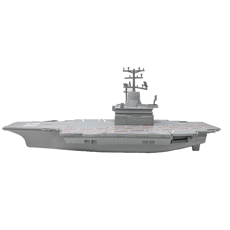 Toy Aircraft Carrier Submarine and Battleship Destroyer Combo with 8