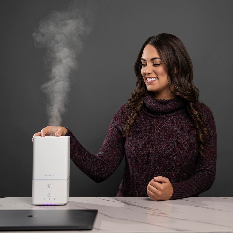 BlueHills 1000 ML Premium Essential Oil Diffuser Humidifier Combo Square