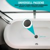 arteneur® - Universal Bath Plug Black Matt | Triple Seal