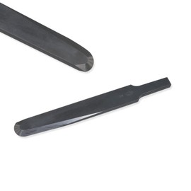 Robust, Nitrided HSS, 1" x 5/16" Large Negative Rake Scraper For Woodturning