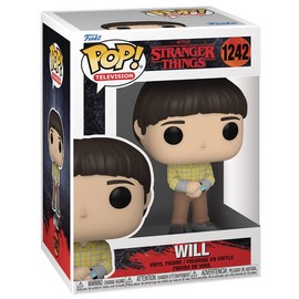 POP [Stranger Things - Will Byers [Season 4] Funko Vinyl Figure (Bundled with Compatible Box Protector Case), Multicolor, 3.75 inches