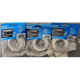 Finish Metal Closet Pole Sockets - Everbilt - White Finish - 1-3/8" #470443