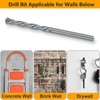 KURUI #10-12 Concrete Anchors and Screws Kit, 220PCs Wall Anchors