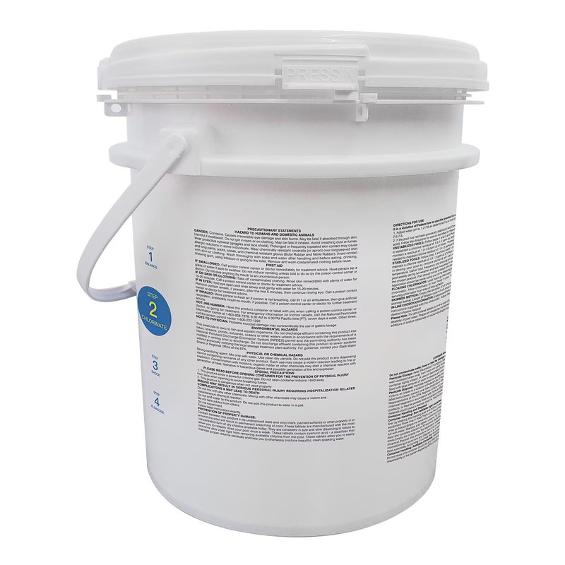 PROFELIZ Chlorine Tablets 3 Inch for Swimming Pools, Kills Bacteria