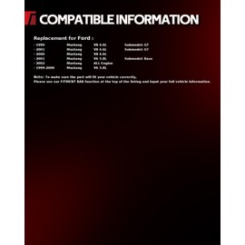 Torchbeam Front Brake Calipers Set for Ford 1999-2001 Mustang 4.6L, Front Left and Front Right Calipers Replace # 18B4723+18B4722