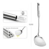 Gxone Wok Spatula Stainless Steel, Wide Metal Spatula with Hollow