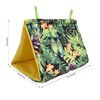 Topyond Pet Bird Nest Hammock,Triangle Shade Parrot Hut Tent,Hanging Bird