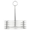 G.E.T. 4-81850 Stainless Steel Round Stainless Steel Condiment Caddy Stainless