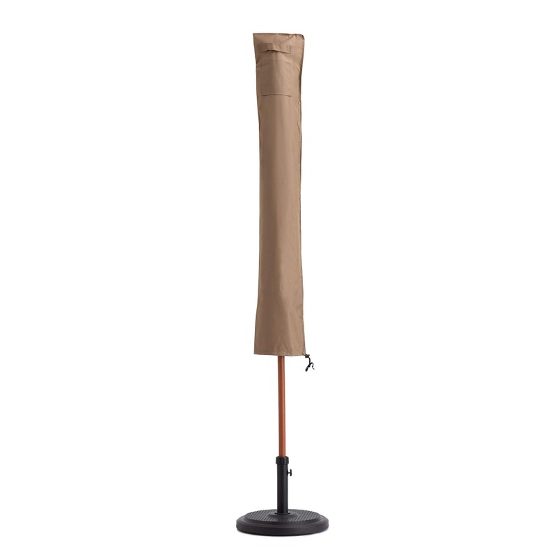 Lumaland Protective Cover for Parasol, 195 x 25/35 cm, Waterproof,
