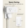 Remote Control Outlet Plug Switch, BN-LINK Wireless Light Remote Switch