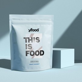 yfood Crazy Coconut Drinking Meal - 12 Meals of 400 kcal in Powder Form - 26 g Protein, Vitamins & Minerals - Coconut Flavour