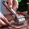 Stainless Steel Meat Tenderizers Roller, Rolling Meat Tenderizer with Ultra