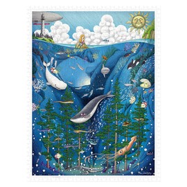 Pintoo Jigsaw Puzzles 1200 Piece for Adults - Smart - Under The Sea Beautiful Plastic Puzzle for Home Decor Zero Dust Easy Storage [H2451]