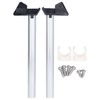 Pack of 2 Greenhouse Rain Gutters, Drainage Downpipe Gutter Kit,