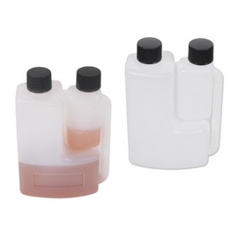 MOTO4U 2 Pcs Oil Mixing Bottle Motorcycle Oil Mixing Aid 2 Stroke Oil Mix Bottle Storage 2 Cycle Fuel Reusable 250ml