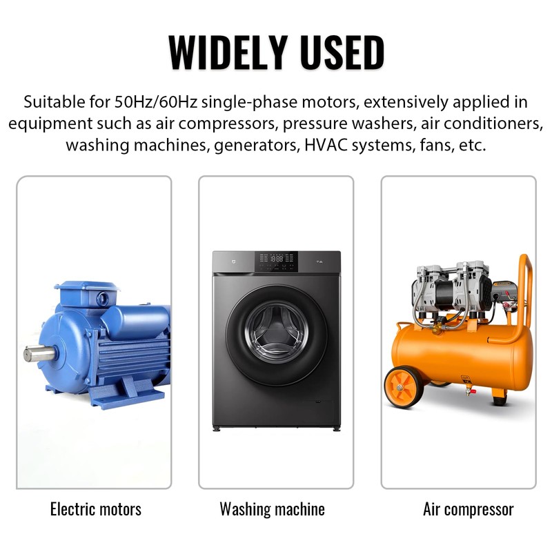 ZOWZEA 150uF/MFD CD60 Motor Start Capacitor 250VAC 50/60Hz for Electric