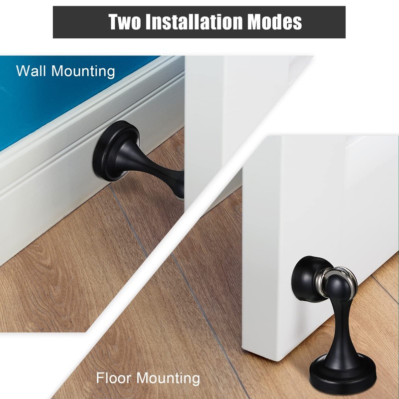 16 Pcs Magnetic Door Stoppers Stainless Steel Door Stops Magnetic