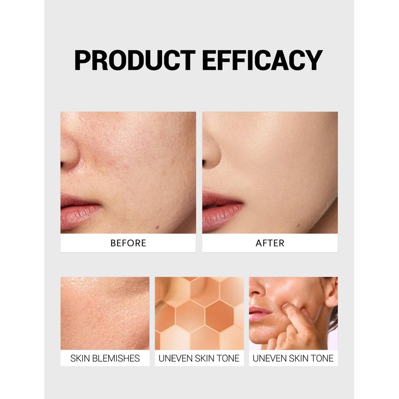 Erinde Foundation Colour Changing, Colour-Changing Foundation for Mature Skin, Concealer