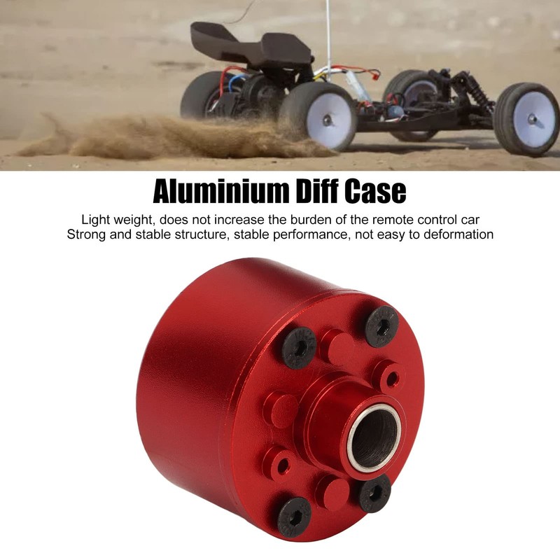 Oumefar Diff Case, Aluminium Differential Diff Case, Suitable for ARRMA