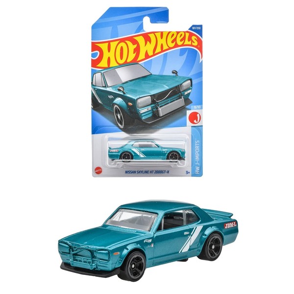 Hot Wheels HHF46 Basic Car, Nissan Skyline HT 2000GT-X, For Boys 3 Years Old and Up