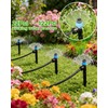 Landtouch 36Pack Drip Irrigation Parts, Quick Connect 1/4" Adjustable 360°