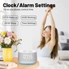 Sound Machine & Clock with Bluetooth 5.4, 14 Soothing White
