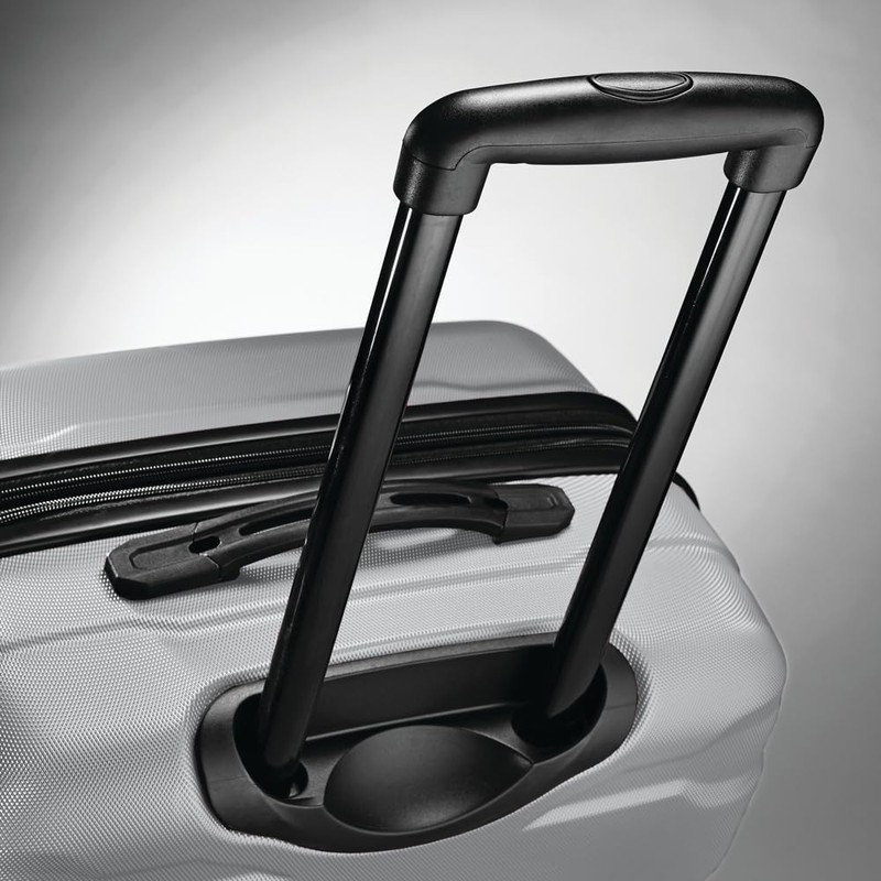 Samsonite Omni PC Hardside Expandable Luggage with Spinner Wheels, Silver,