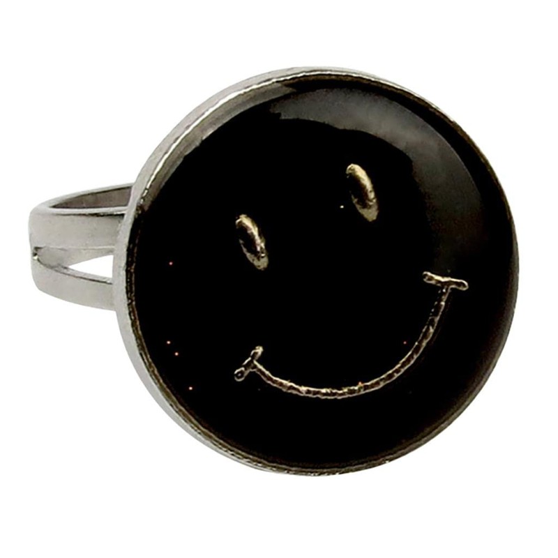 Smiling Mood Ring Band Adjustable Size