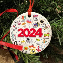 Our First Christmas in New Home 2024 - House Warming Gifts New Home, Housewarming Gifts for New House Couple, Women, Men - New Home Gift Ideas, New Homeowner Gift - New House Christmas Ornament