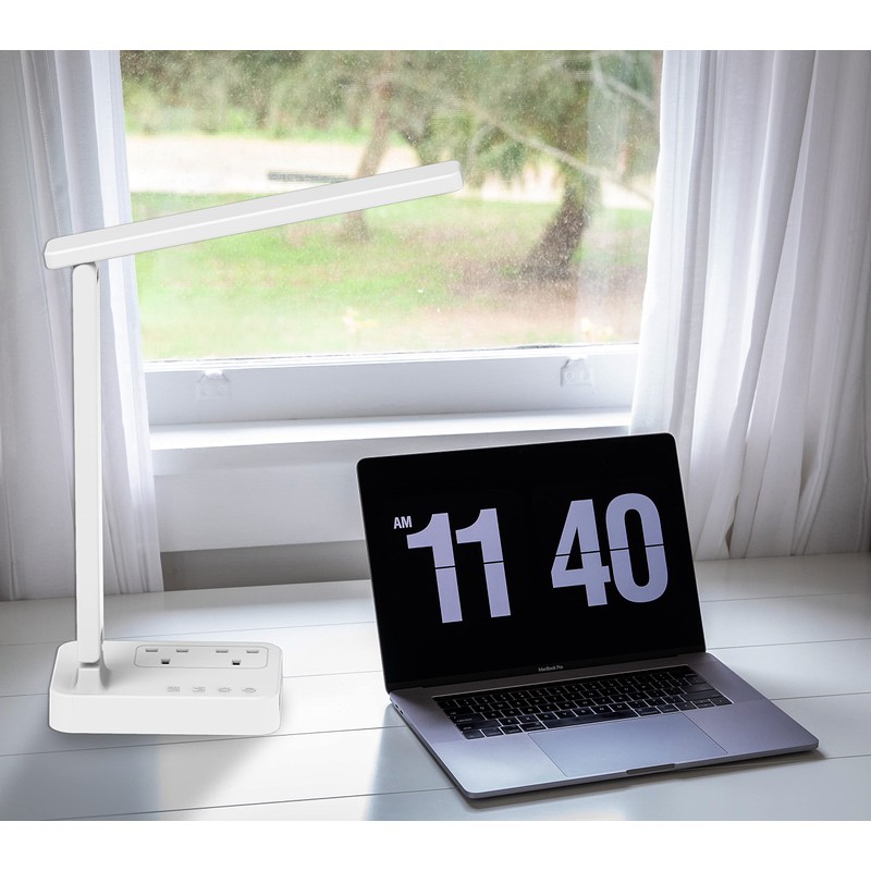 Drevet LED Desk Lamp, Desk Light with 1 USB Charging